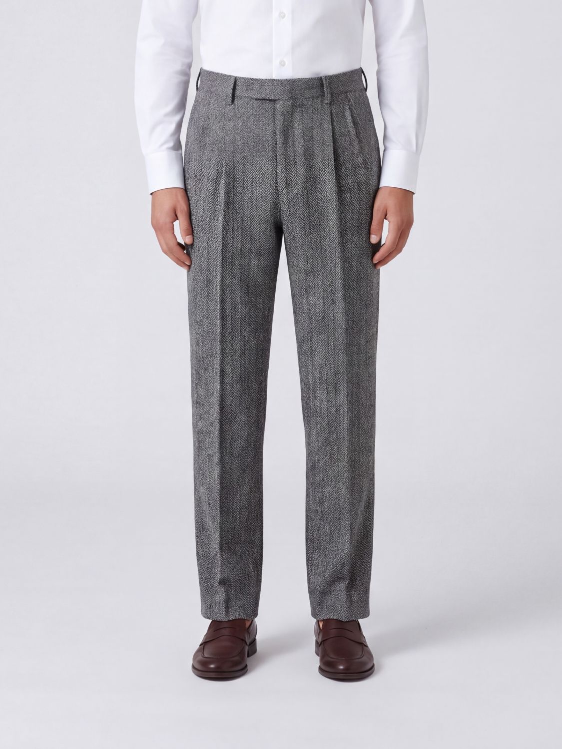 LARDINI Pants Men color Black