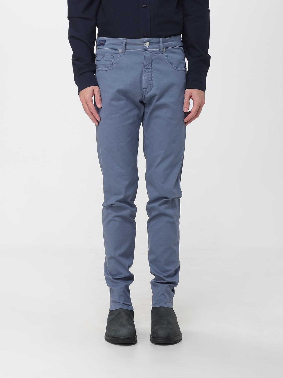 PAUL & SHARK Slim Fit Cotton Blend Five-Pocket Trousers