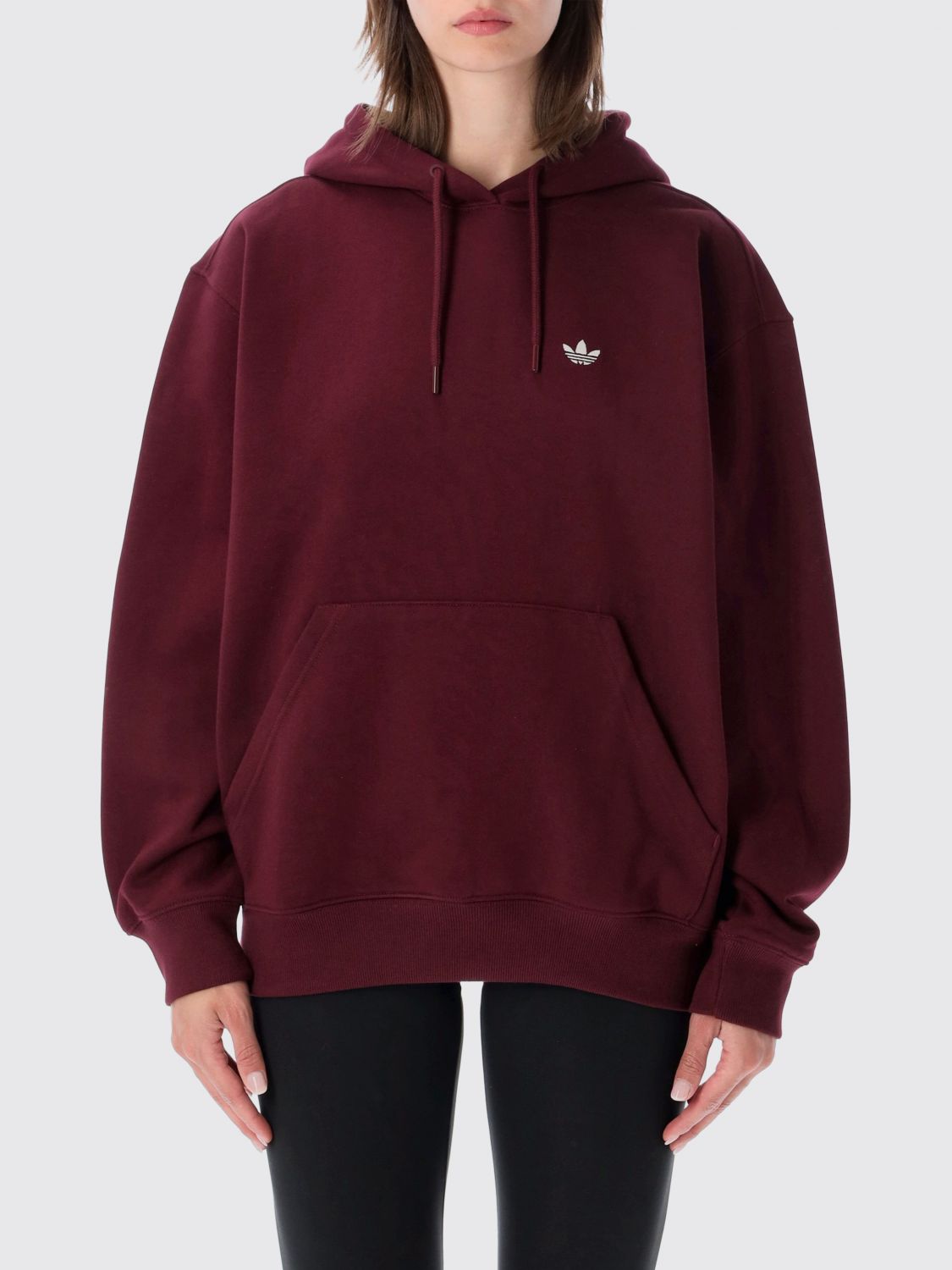 ADIDAS ORIGINALS Felpa Donna colore Bordeaux