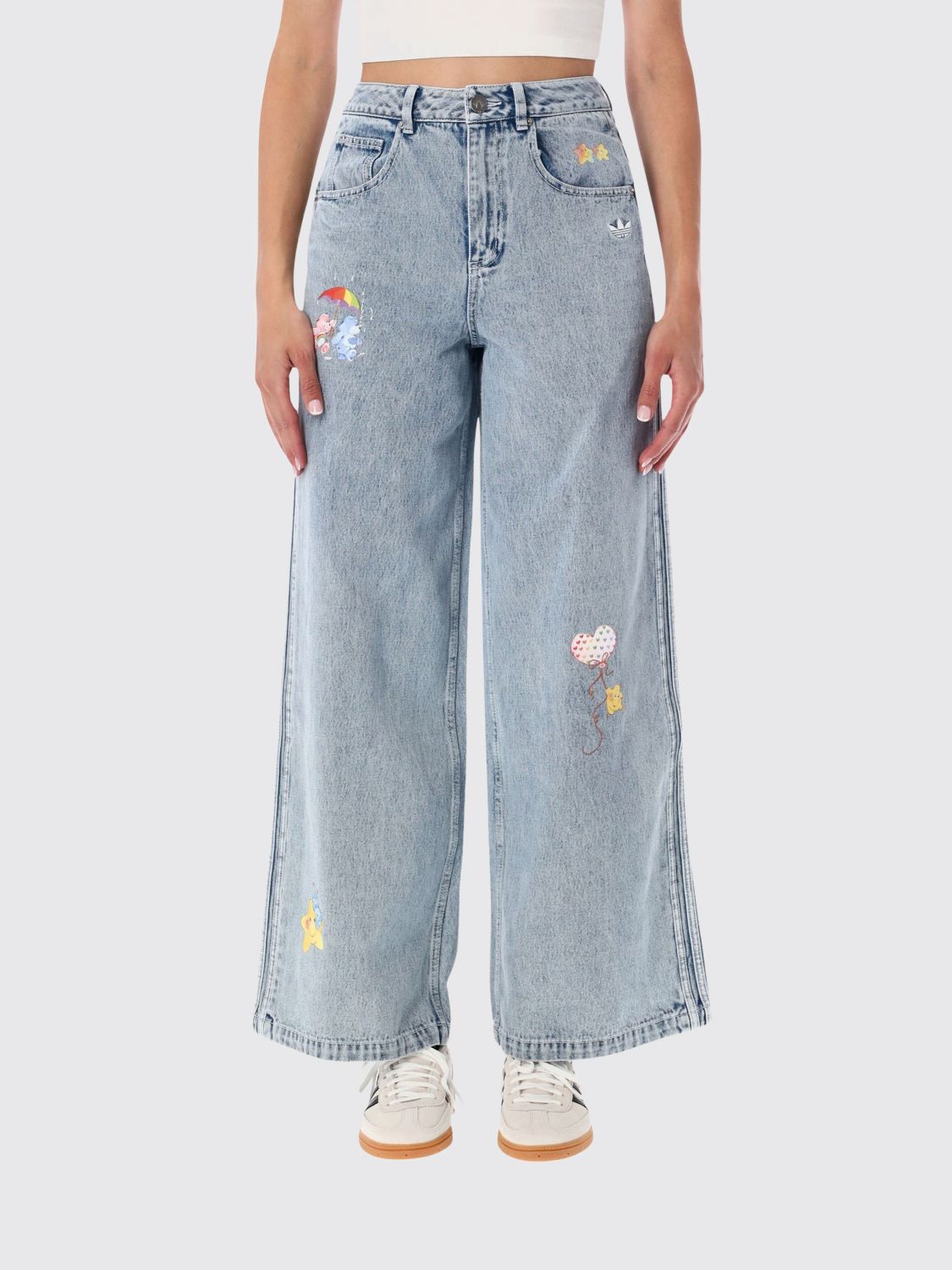 ADIDAS ORIGINALS Jeans Donna colore Denim