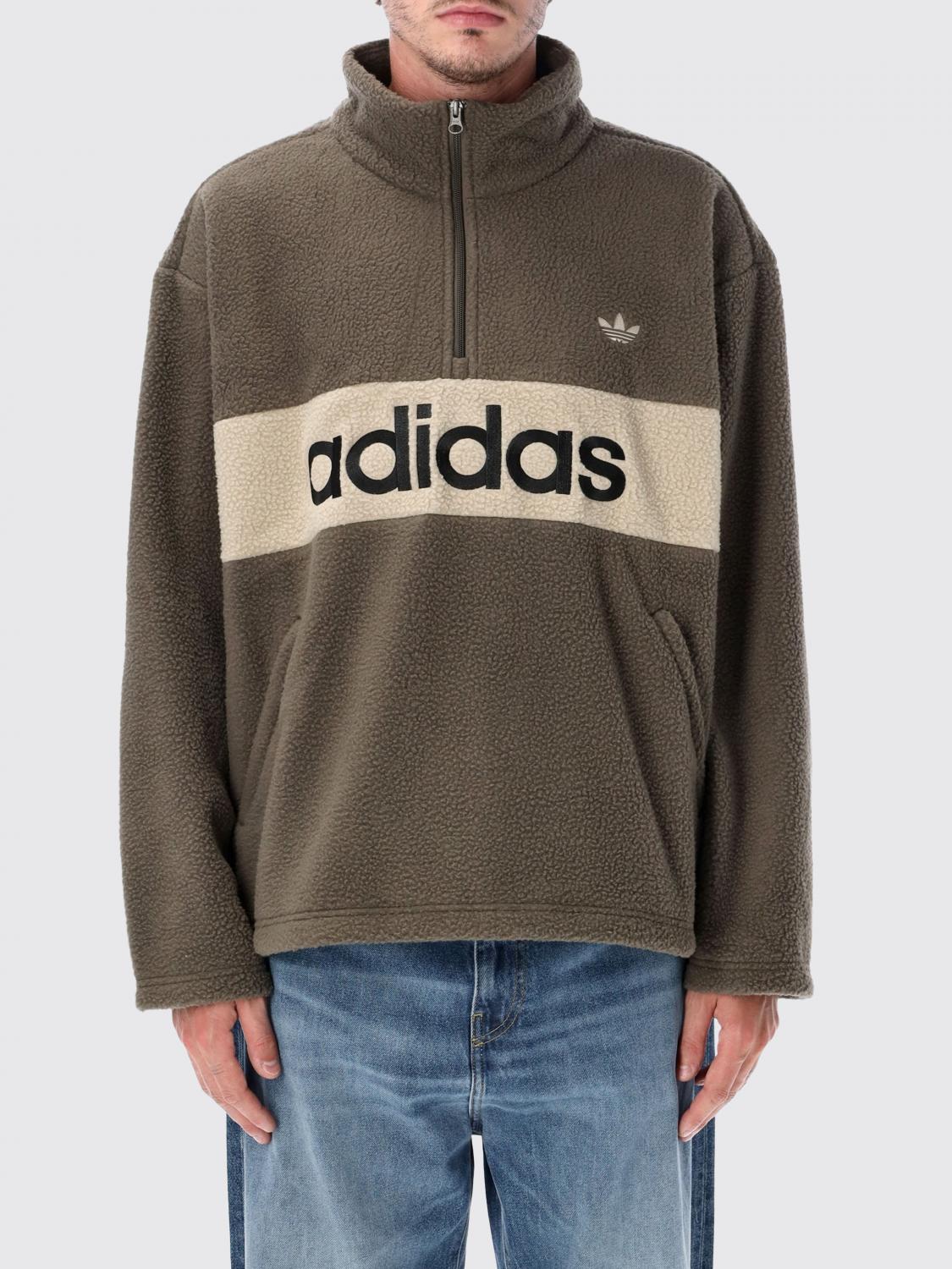 ADIDAS ORIGINALS Felpa Uomo colore Marrone