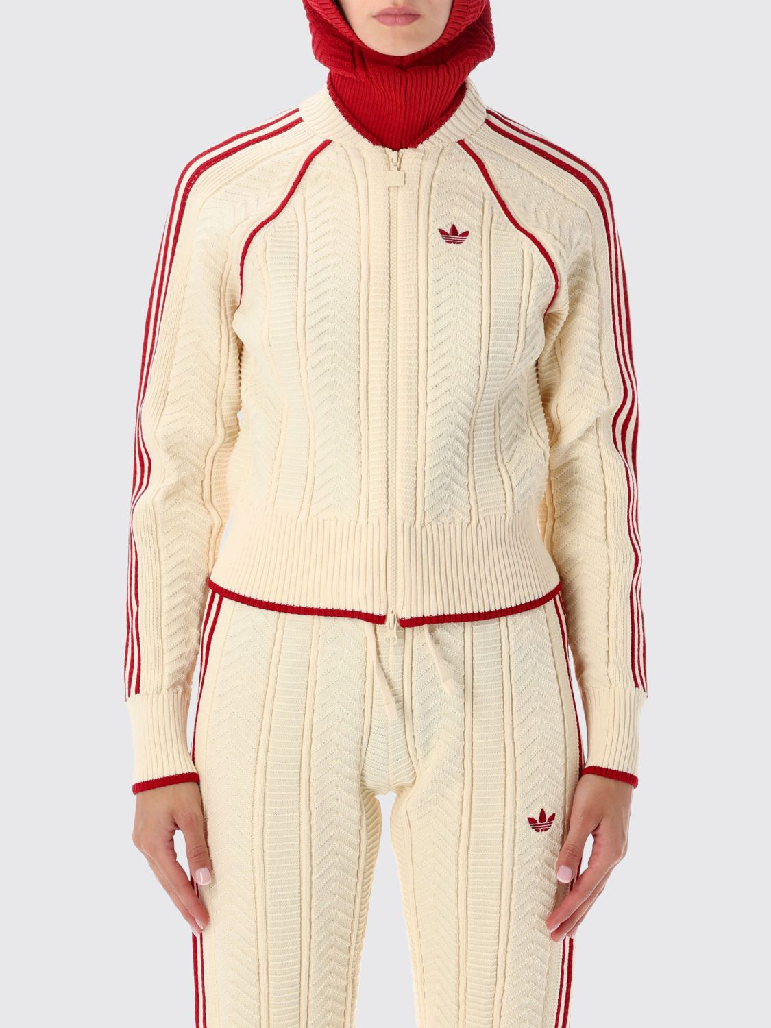 ADIDAS ORIGINALS Felpa Donna colore Bianco