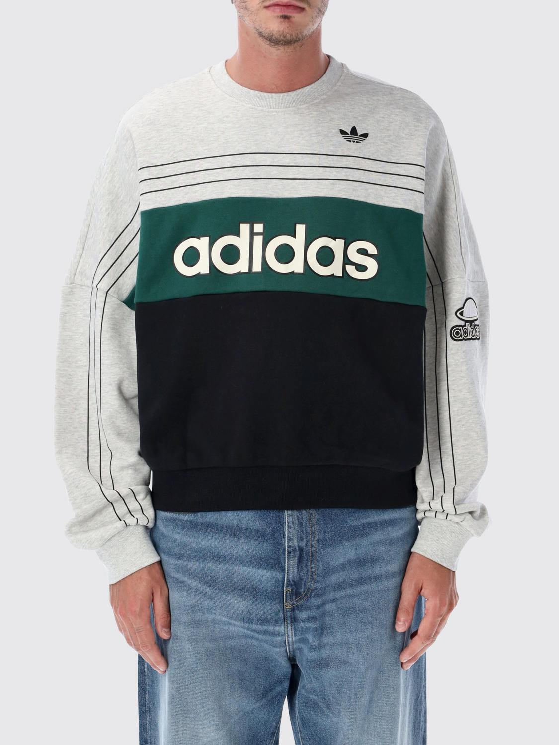 ADIDAS ORIGINALS Felpa Uomo colore Grigio