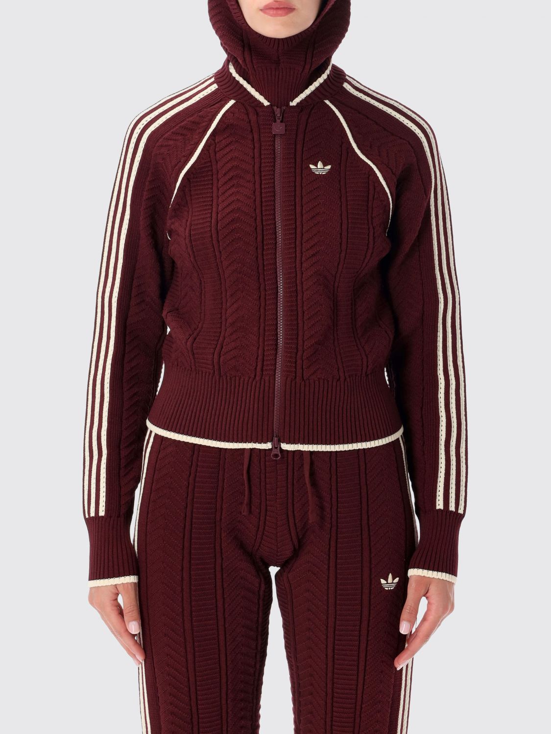 ADIDAS ORIGINALS Felpa Donna colore Bordeaux