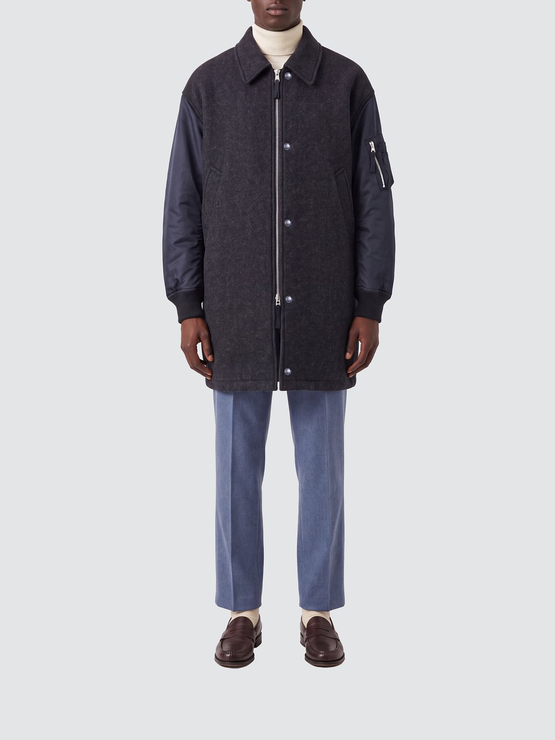 COMME DES GARÇONS HOMME PLUS Coat Men color Grey