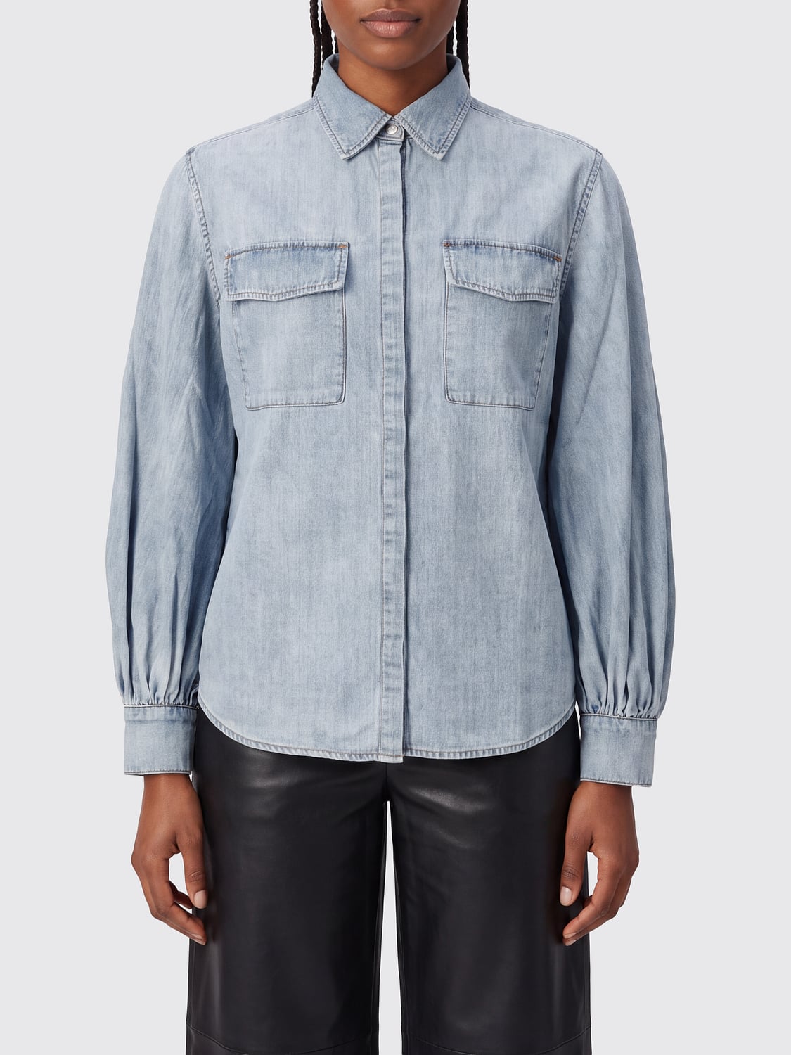 7 FOR ALL MANKIND Camicia Donna colore Blue