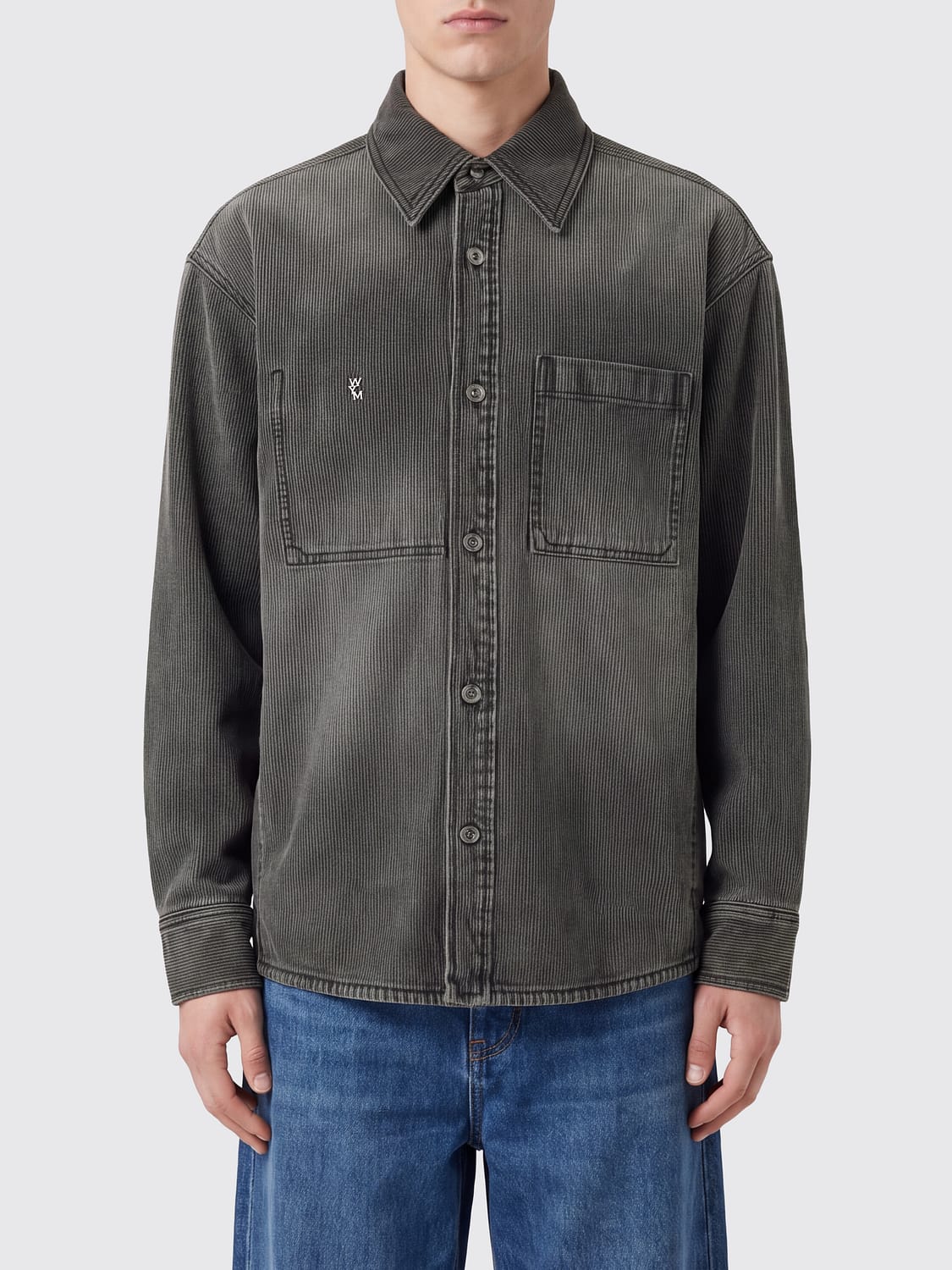WOOYOUNGMI Shirt Men color Grey