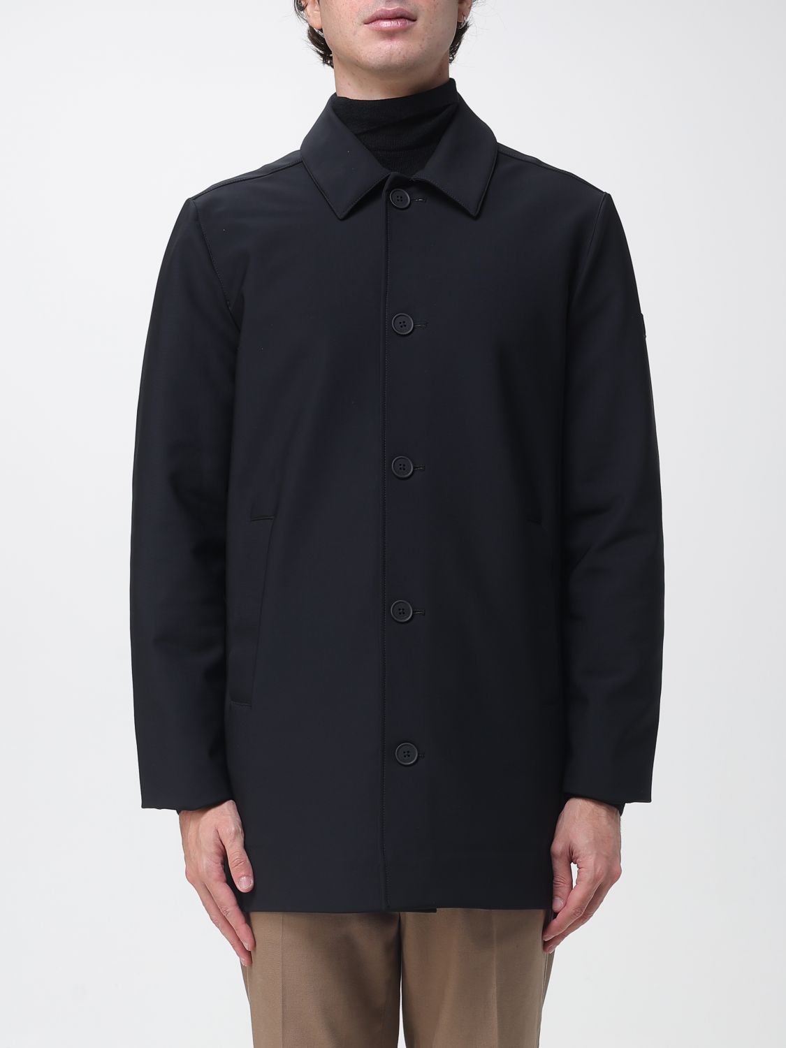 HESKIMO Trench Coat Men color Black