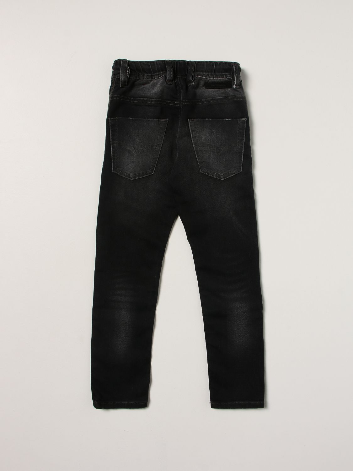 Jeans Diesel: Jeans Diesel in denim washed con rotture grigio 2