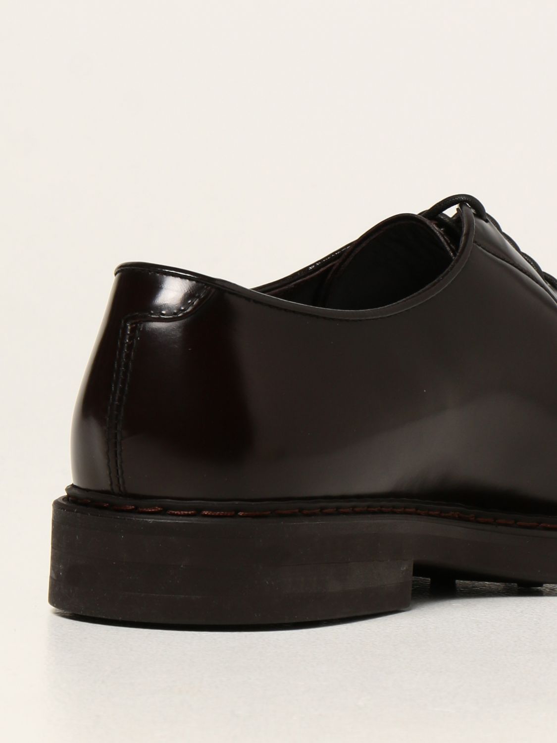 Brogue shoes Doucal's: Doucal's lace-up derby shoes in leather dark 3