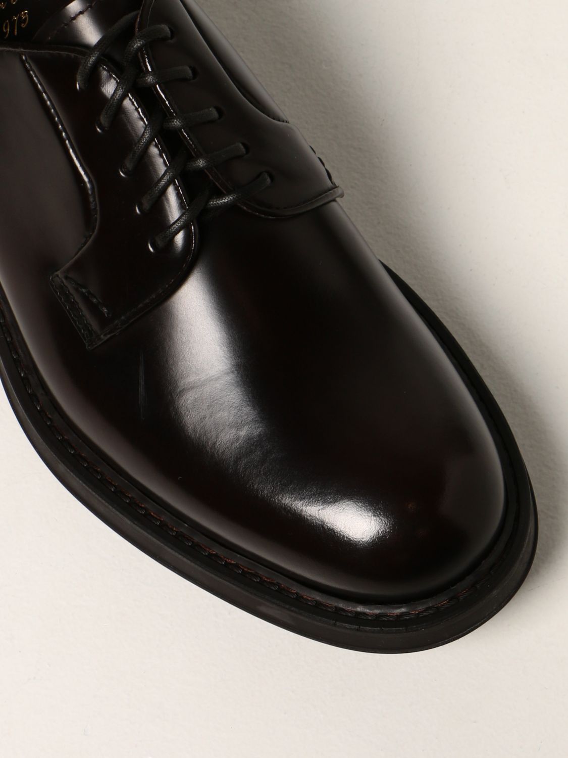 Brogue shoes Doucal's: Doucal's lace-up derby shoes in leather dark 4