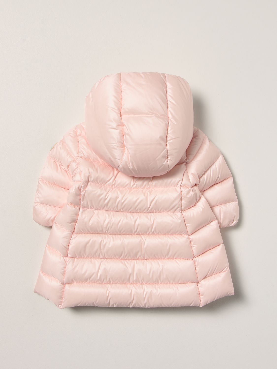 Jacket Moncler: Moncler nylon jacket with hood pink 2