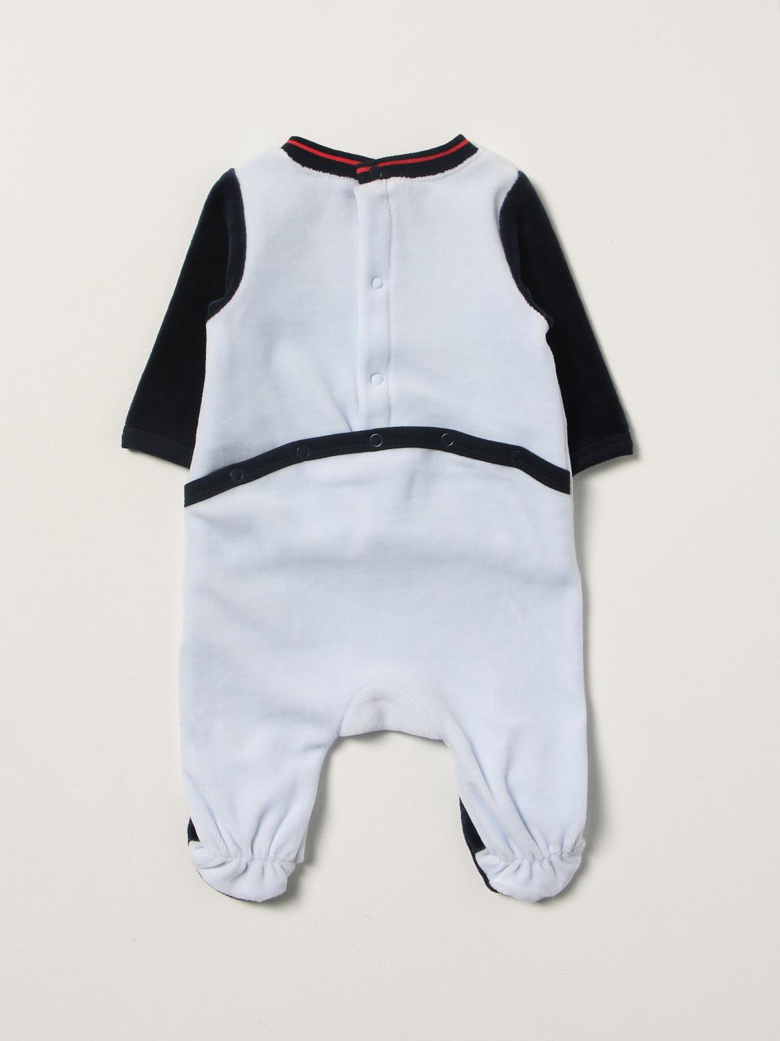 HUGO BOSS Footed onesie set + hat Sky Blue Pack Hugo Boss J98336