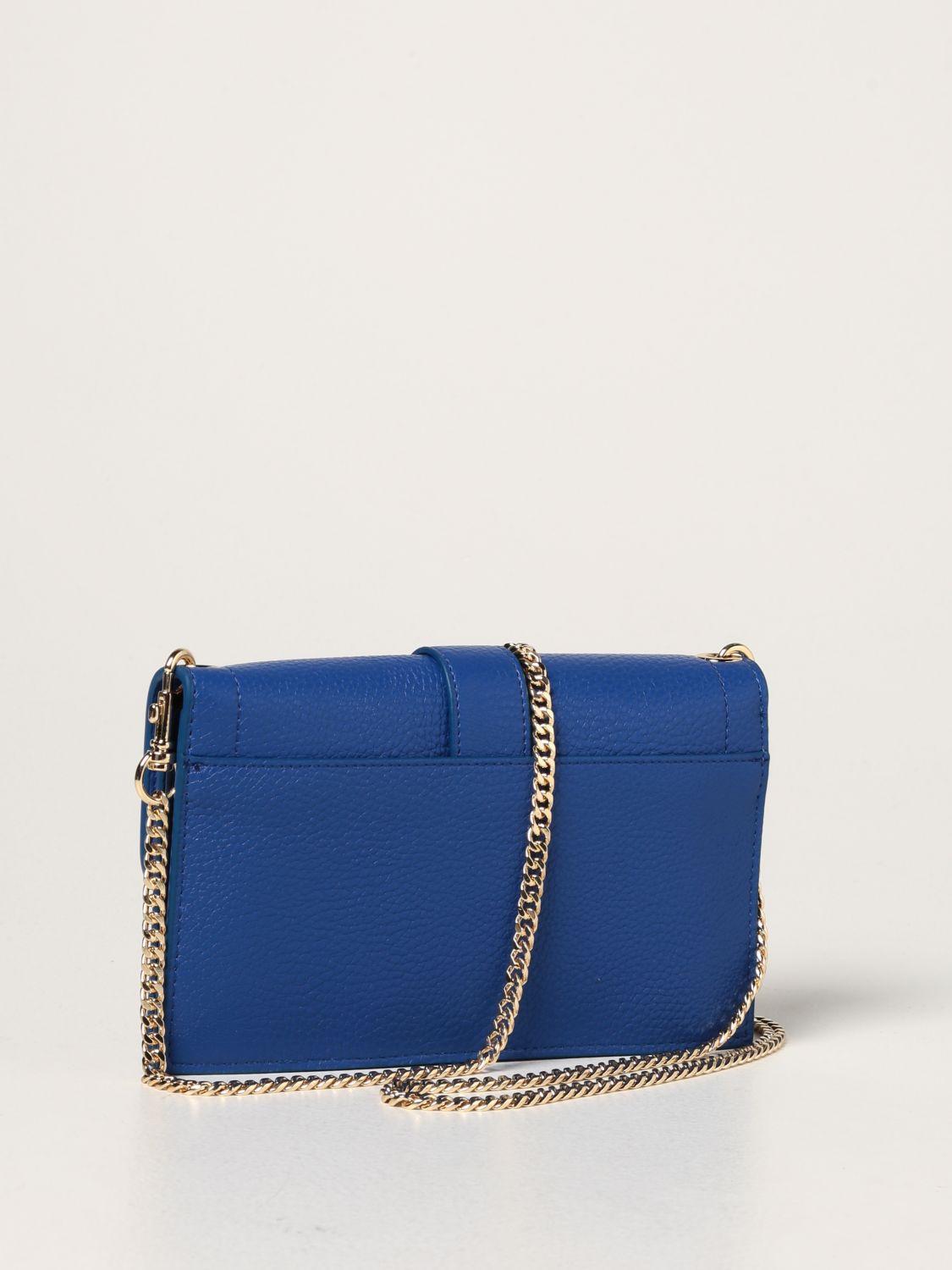 Mini bag Versace Jeans Couture: Versace Jeans Couture wallet bag in synthetic leather blue 2