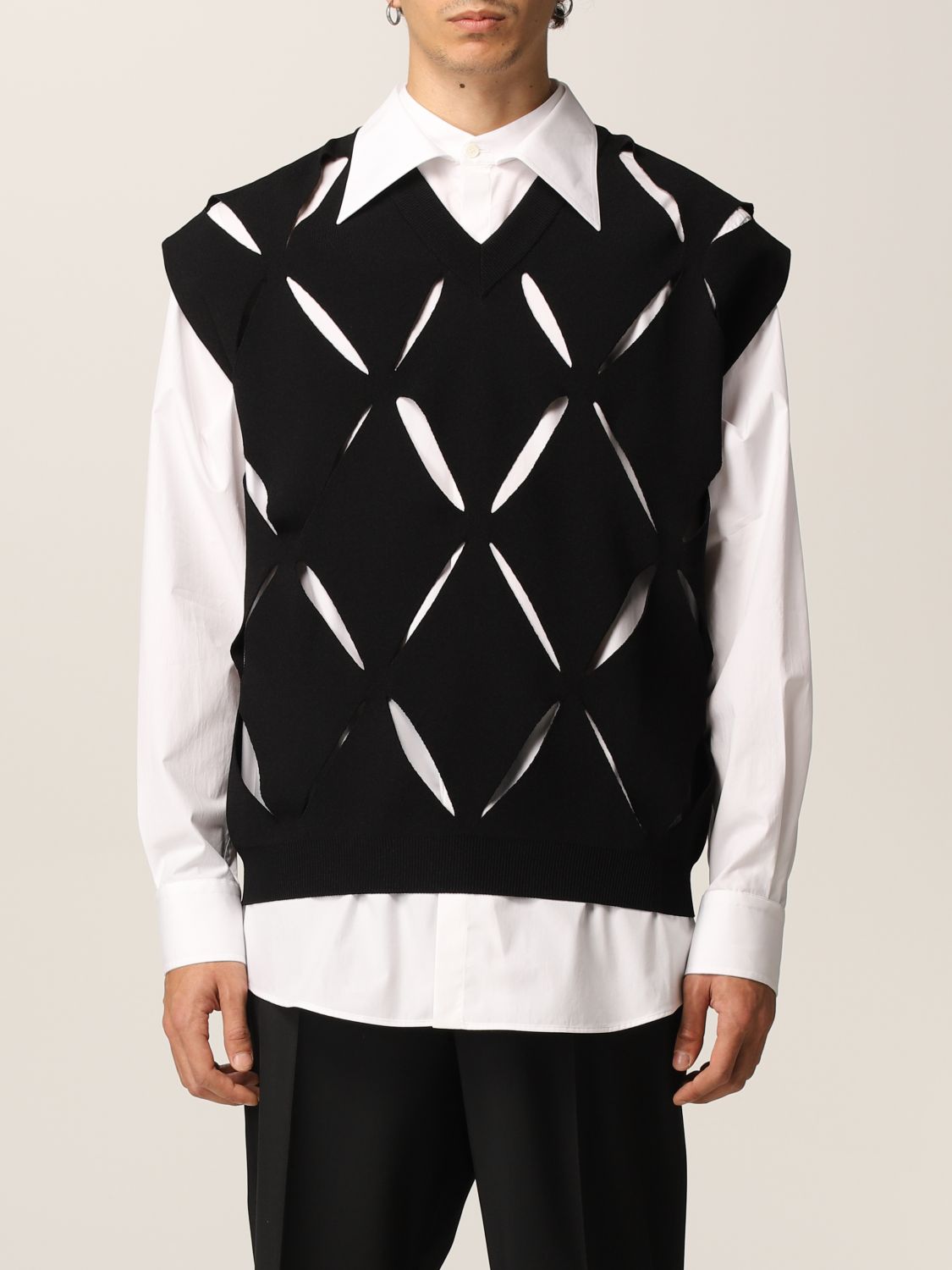 Suit vest Valentino: Sweater men Valentino black 1