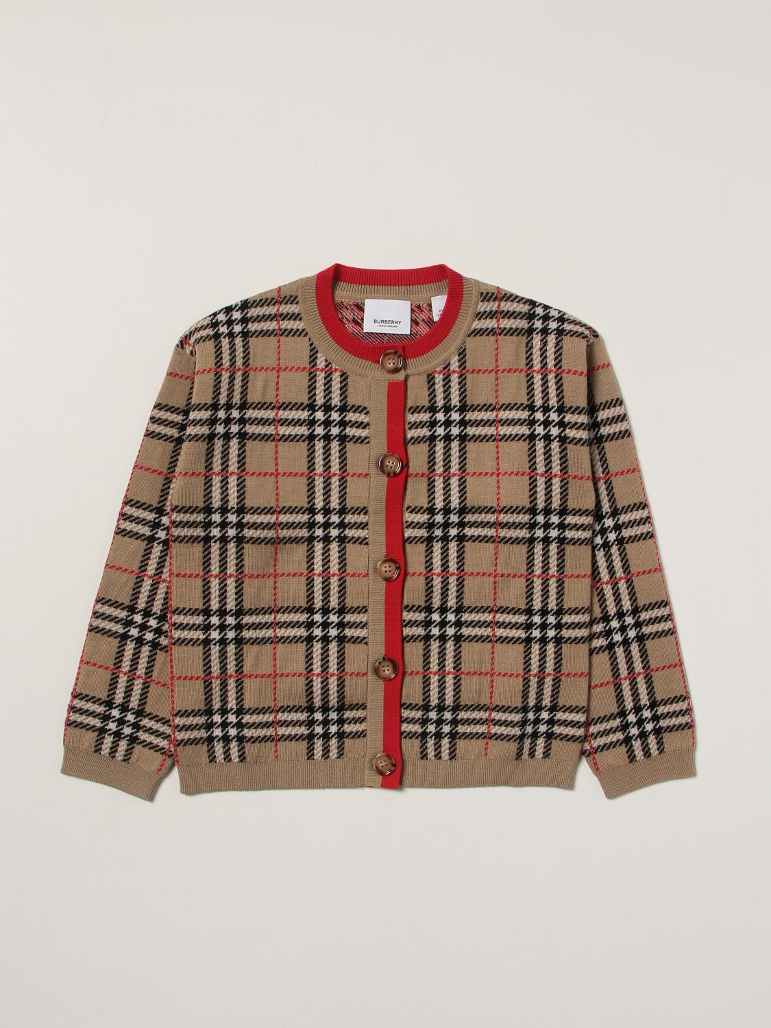 BURBERRY sweater for girls Beige Burberry sweater 8031441 online