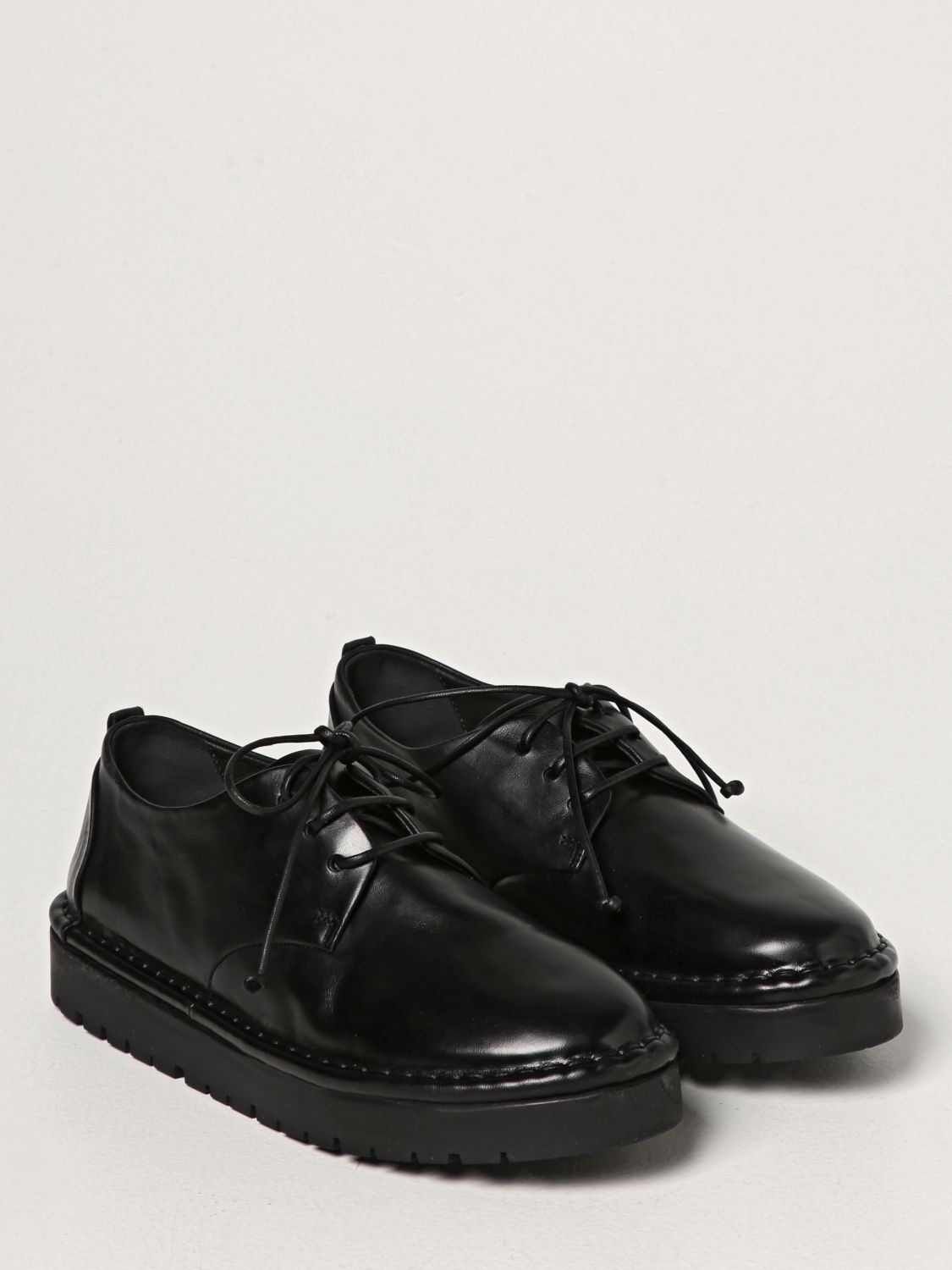 Brogues Marsèll: Marsèll high Sancrispa derby shoes in horse leather black 2