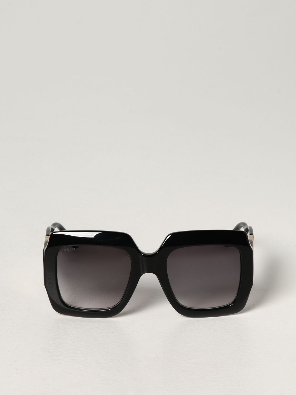 GUCCI: sunglasses for woman - Black  Gucci sunglasses GG1022S online at
