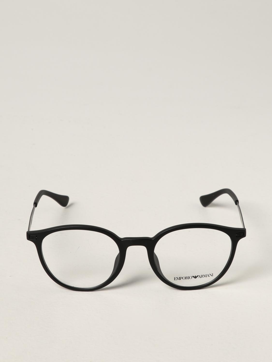 Emporio Armani Outlet: acetate eyeglasses - Black 2 | Glasses Emporio Armani  EA 3188U GIGLIO.COM