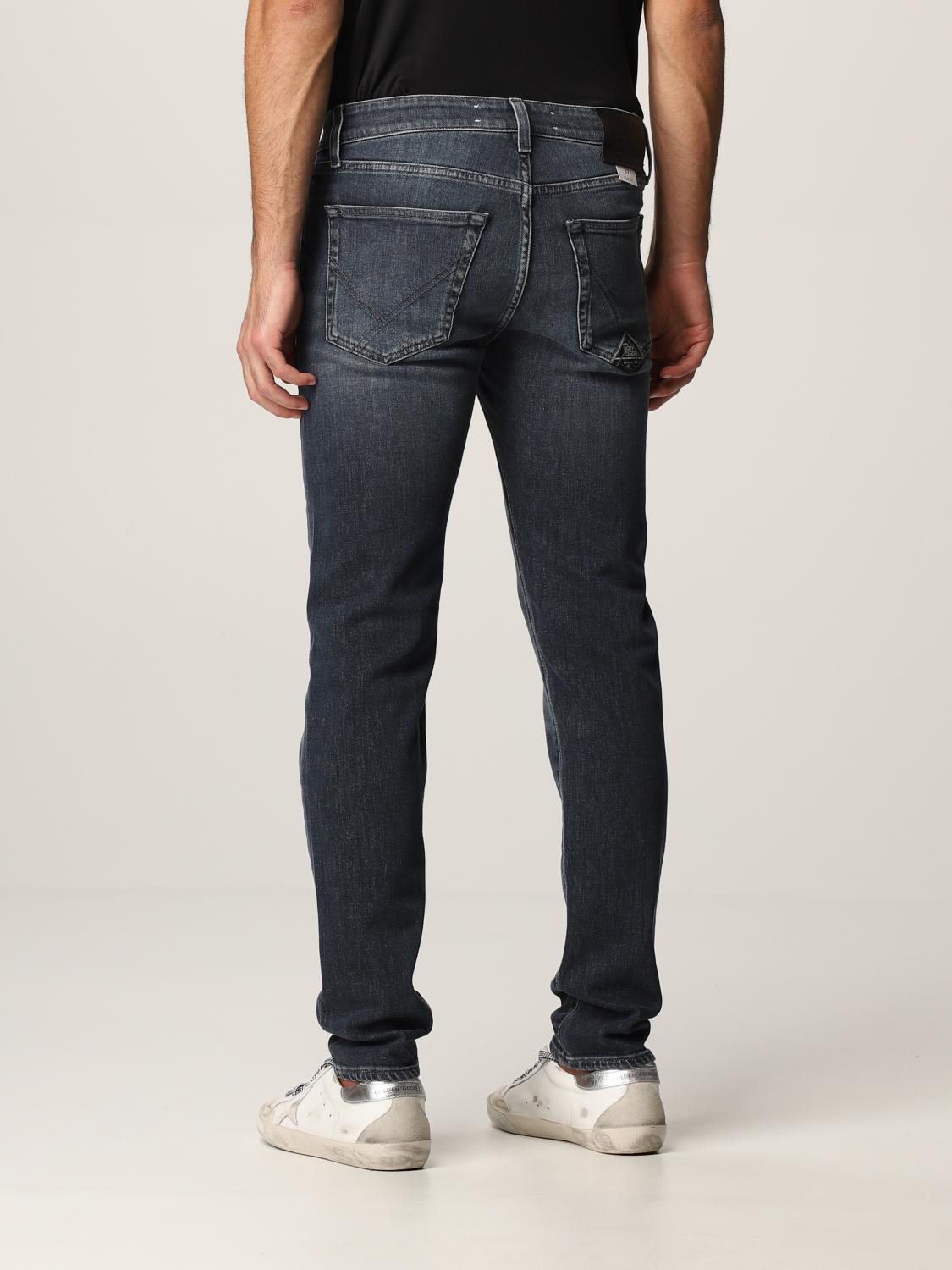 ROY ROGERS: Jeans men - Grey | Jeans Roy Rogers A21RRU075D4371876 GIGLIO.COM