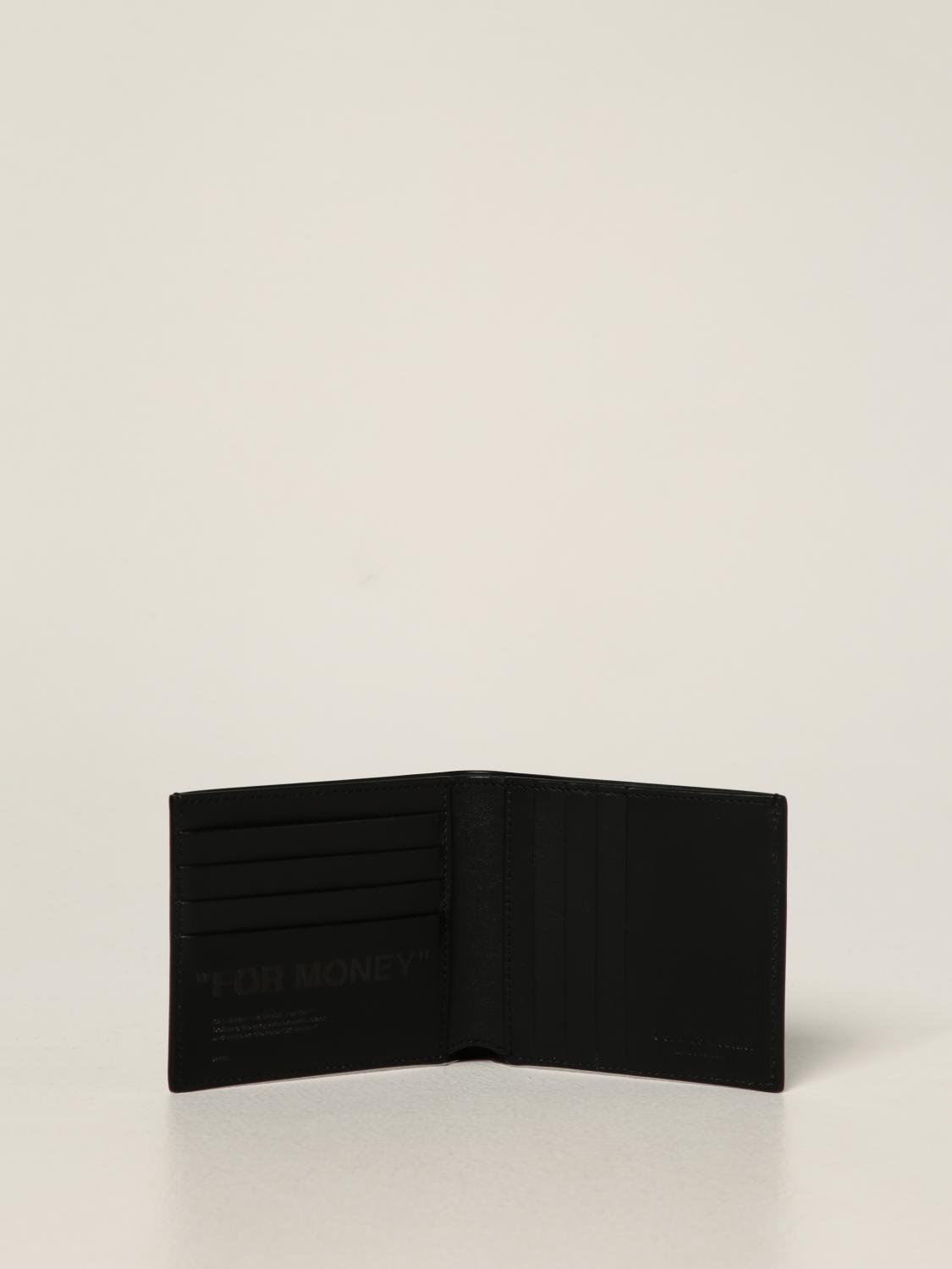 OFF WHITE Wallet men Wallet Off White Men Black Wallet Off White