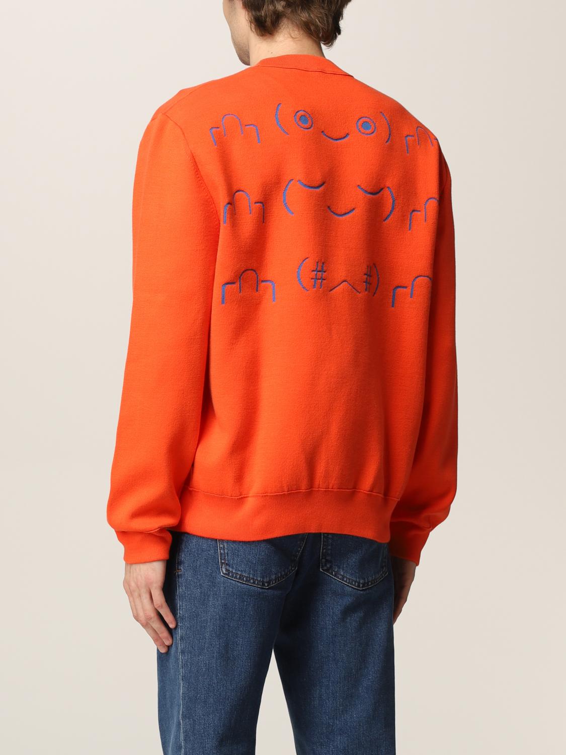 DIESEL: Pullover herren - Orange | Sweatshirt Diesel A02859 0JCAV GIGLIO.COM