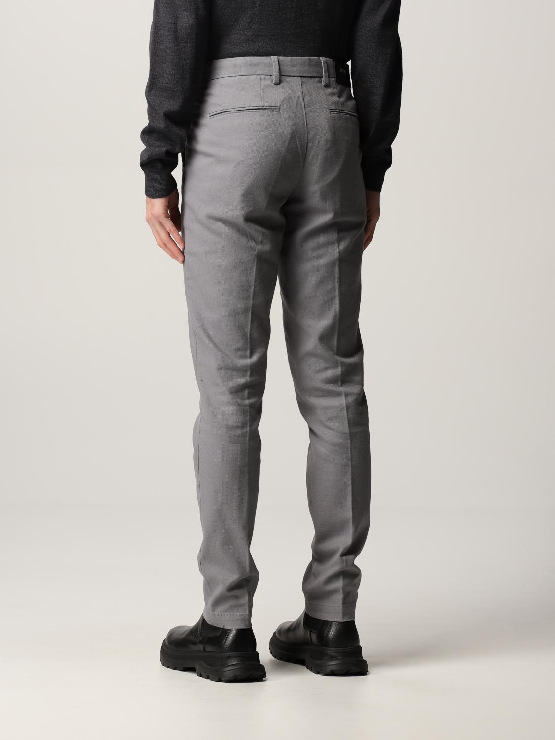 BOSS: Pantalone uomo - Grigio | Pantalone Boss 10236985 GIGLIO.COM