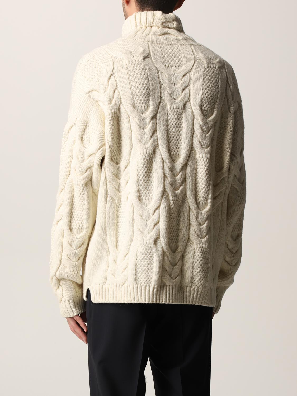 armani cable knit jumper