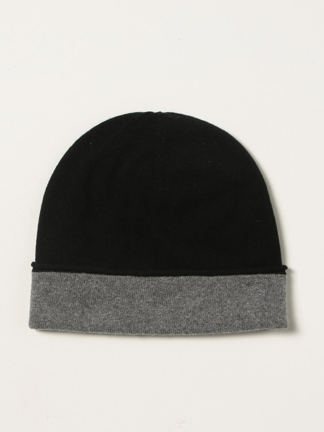 armani beanie black