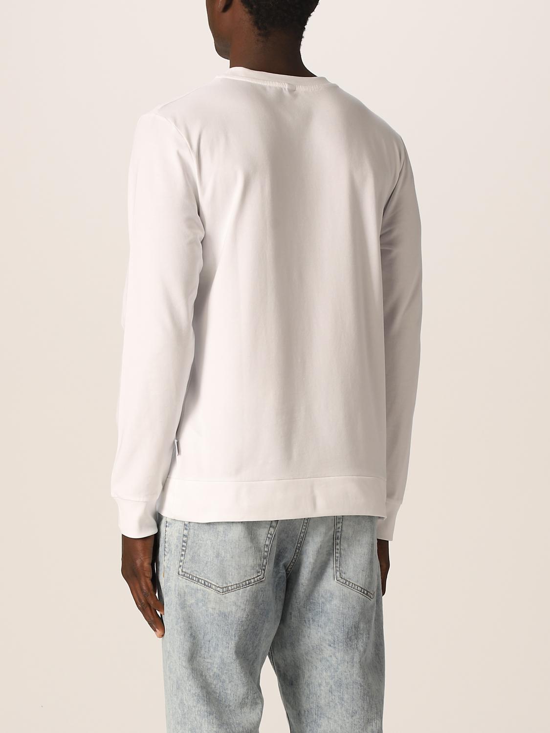 mens white moschino jumper