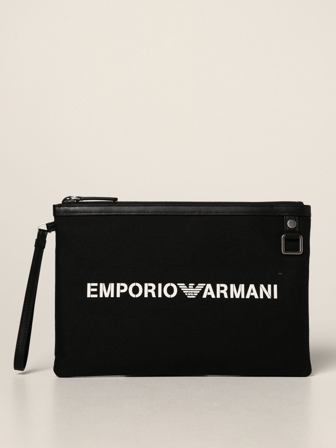Aktentasche Emporio Armani: Einstecktuch herren Emporio Armani schwarz 1