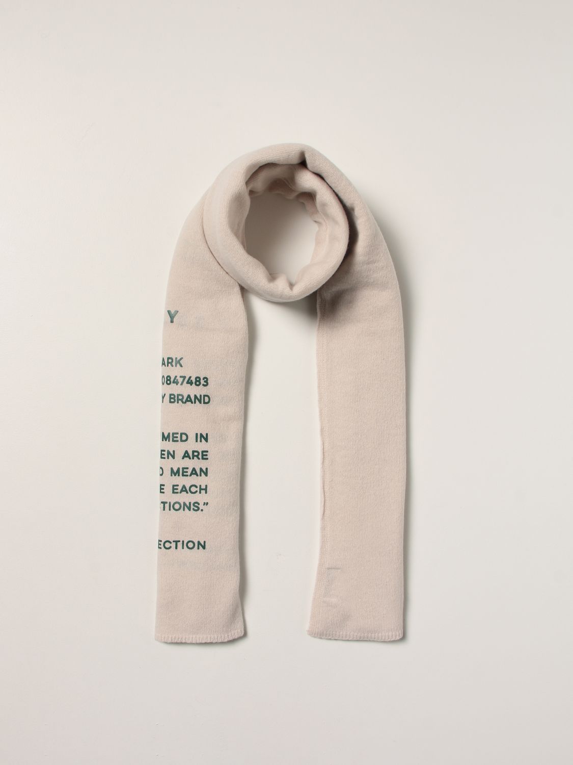 Scarf Dondup: Dondup scarf with prints white 2