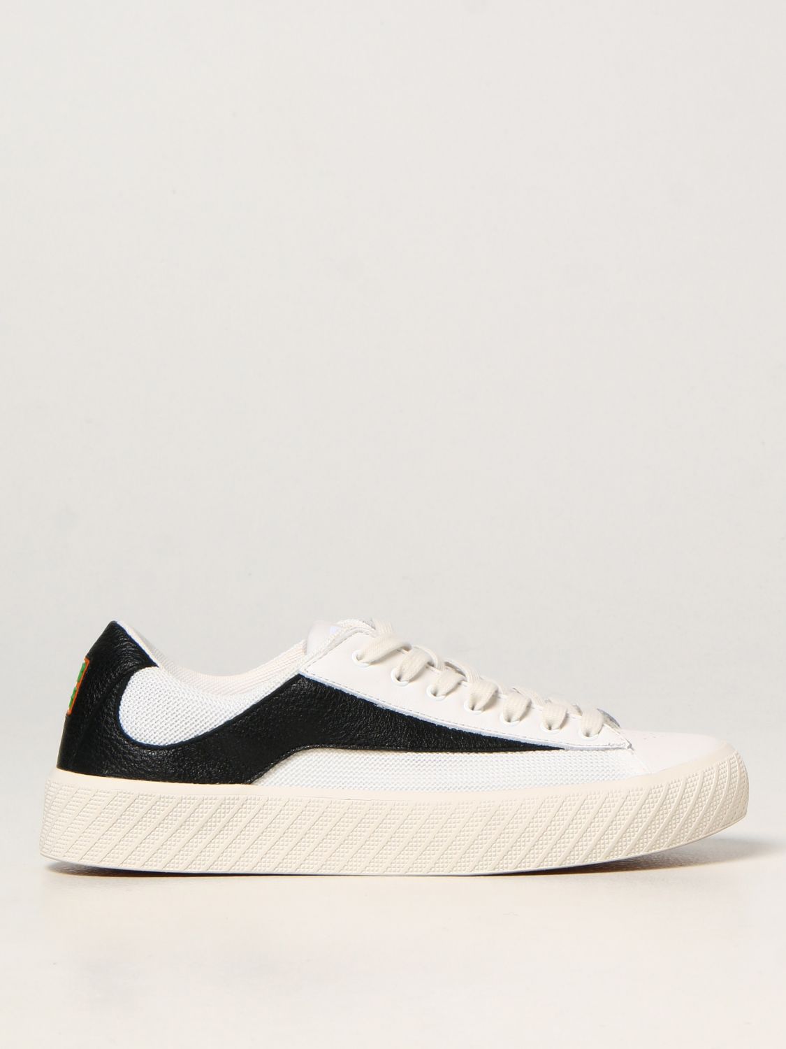 Sneakers By Far: By Far sneakers in leather and fabric black 1