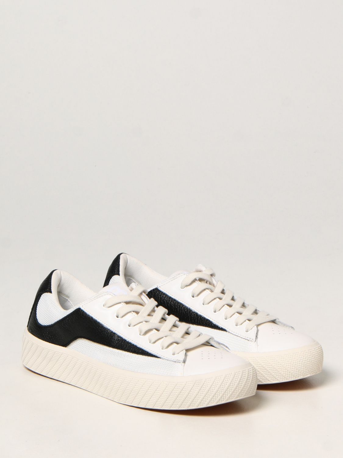 Sneakers By Far: By Far sneakers in leather and fabric black 2