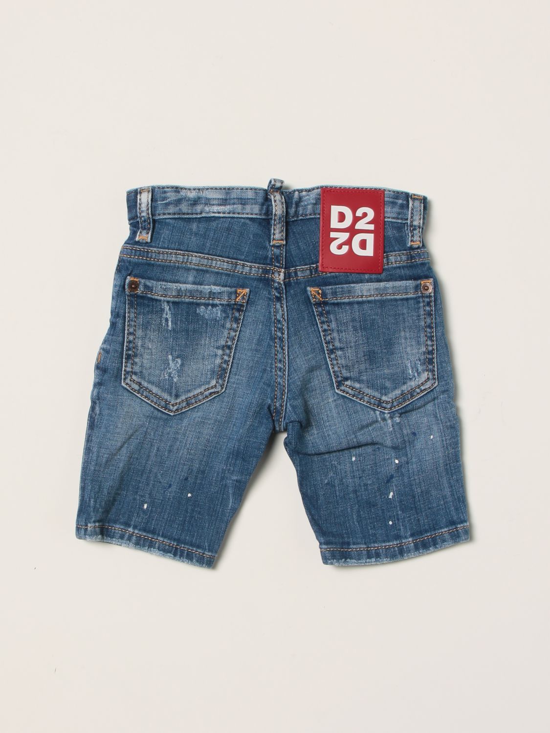 Pantalón corto Dsquared2 Junior: Pantalón corto niños Dsquared2 Junior denim 2