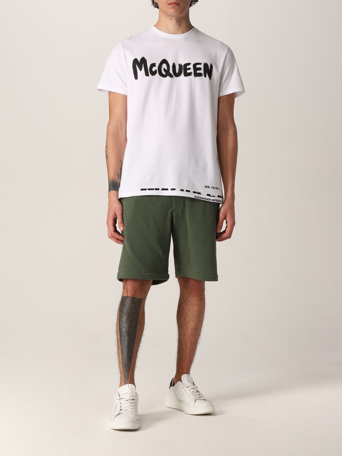 T-Shirt Alexander Mcqueen: Alexander Mcqueen Herren T-Shirt weiß 2