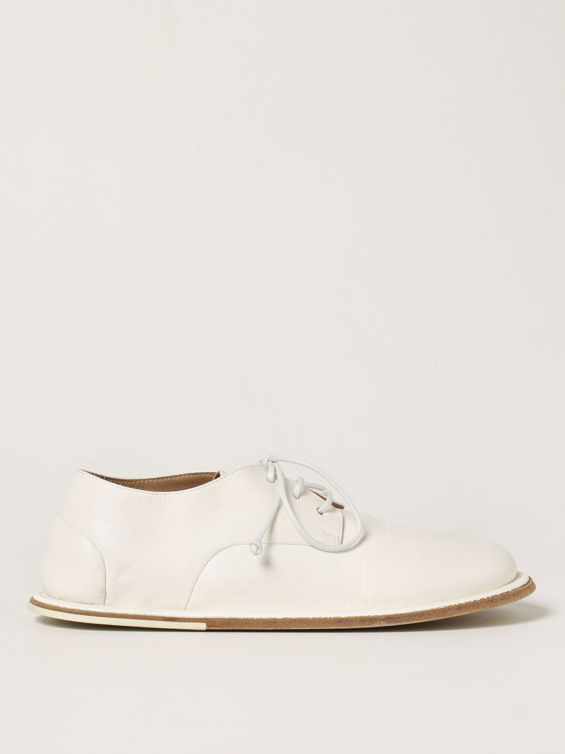 Oxford shoes Marsèll: Marsèll Guardella horse leather derby shoes white 1
