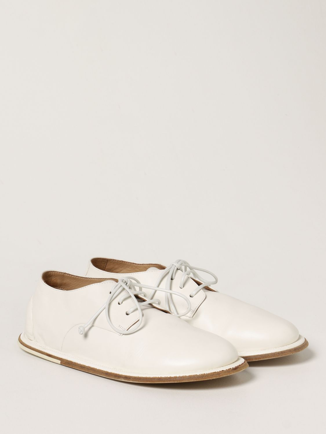 Oxford shoes Marsèll: Marsèll Guardella horse leather derby shoes white 2