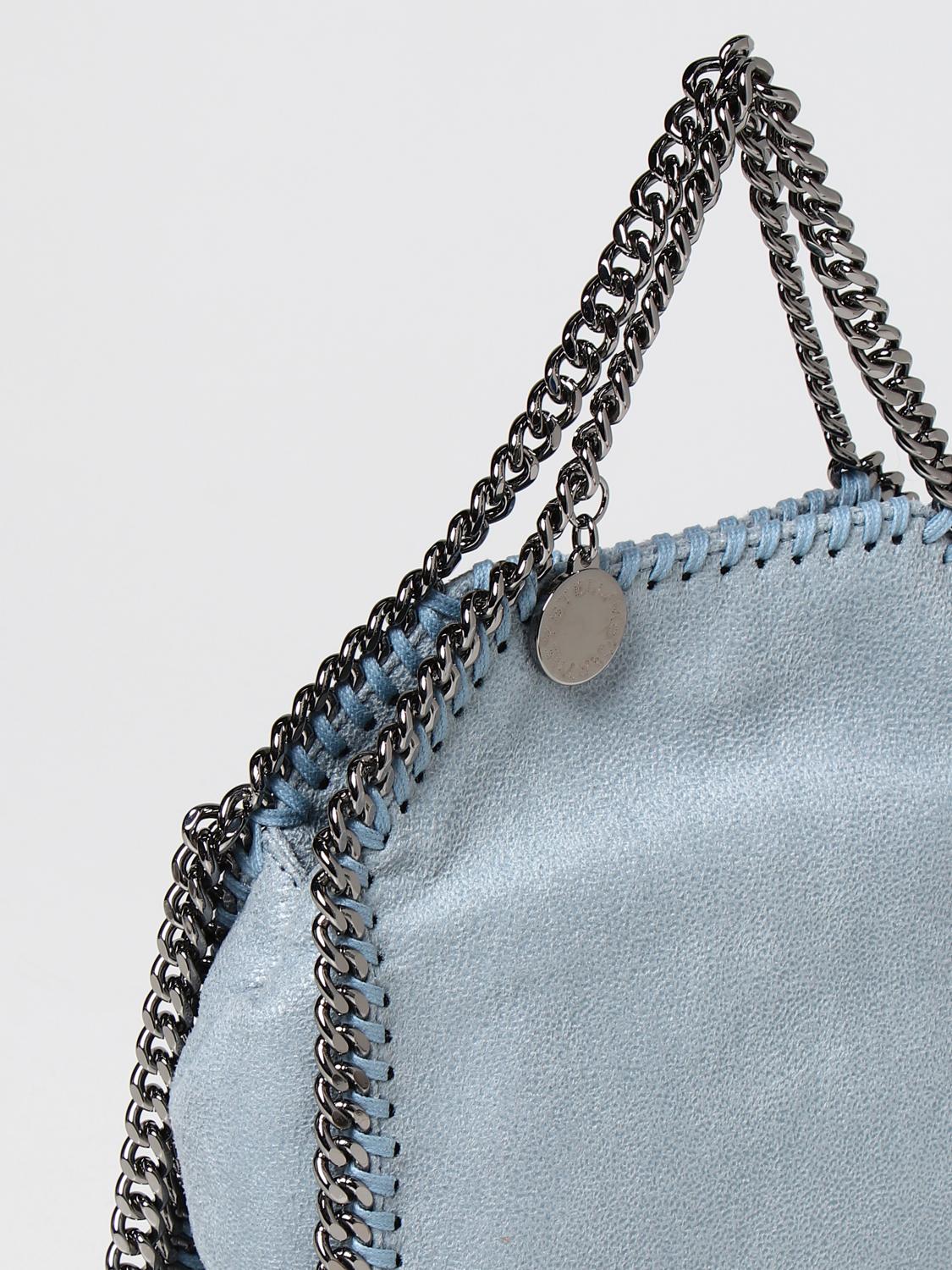 STELLA MCCARTNEY: Borsa Falabella in pelle sintetica - Blue | Borsa Mini Stella  Mccartney 391698W9132 GIGLIO.COM
