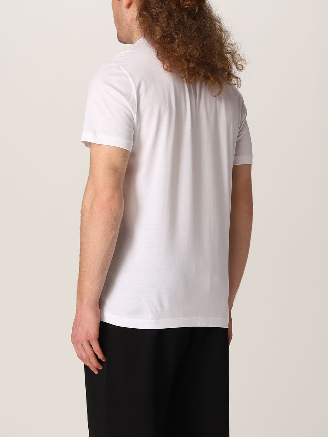 T-shirt Versace: Versace cotton t-shirt white 2