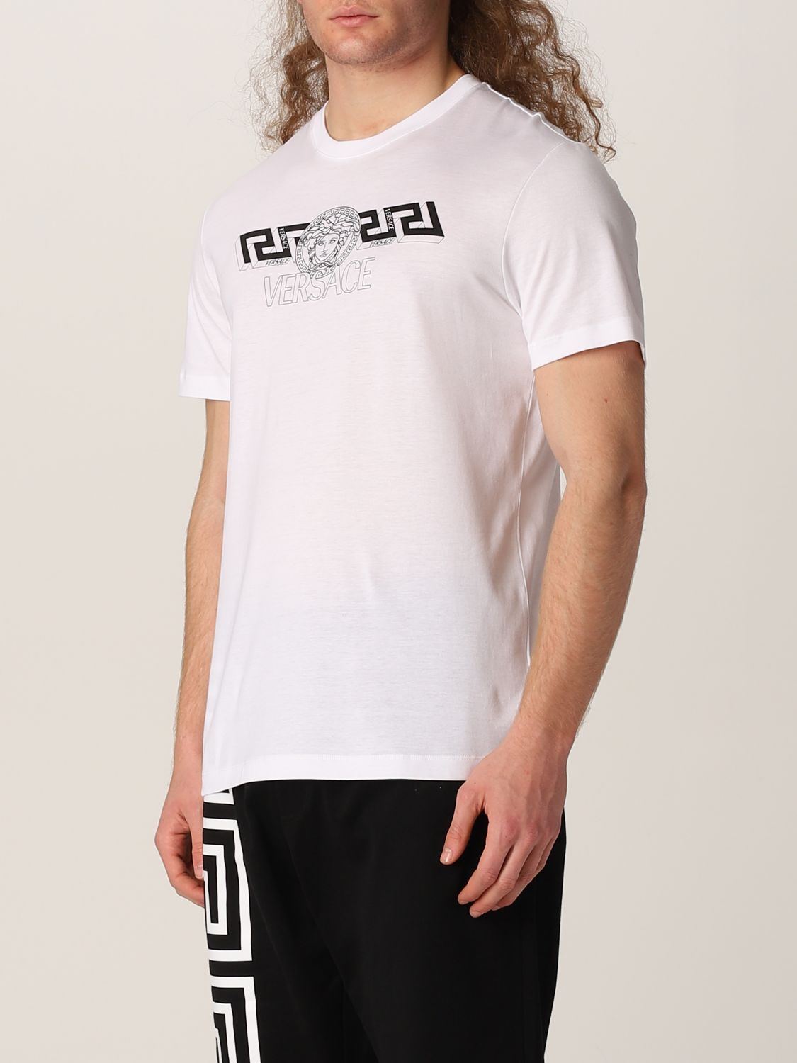T-shirt Versace: Versace cotton t-shirt white 3