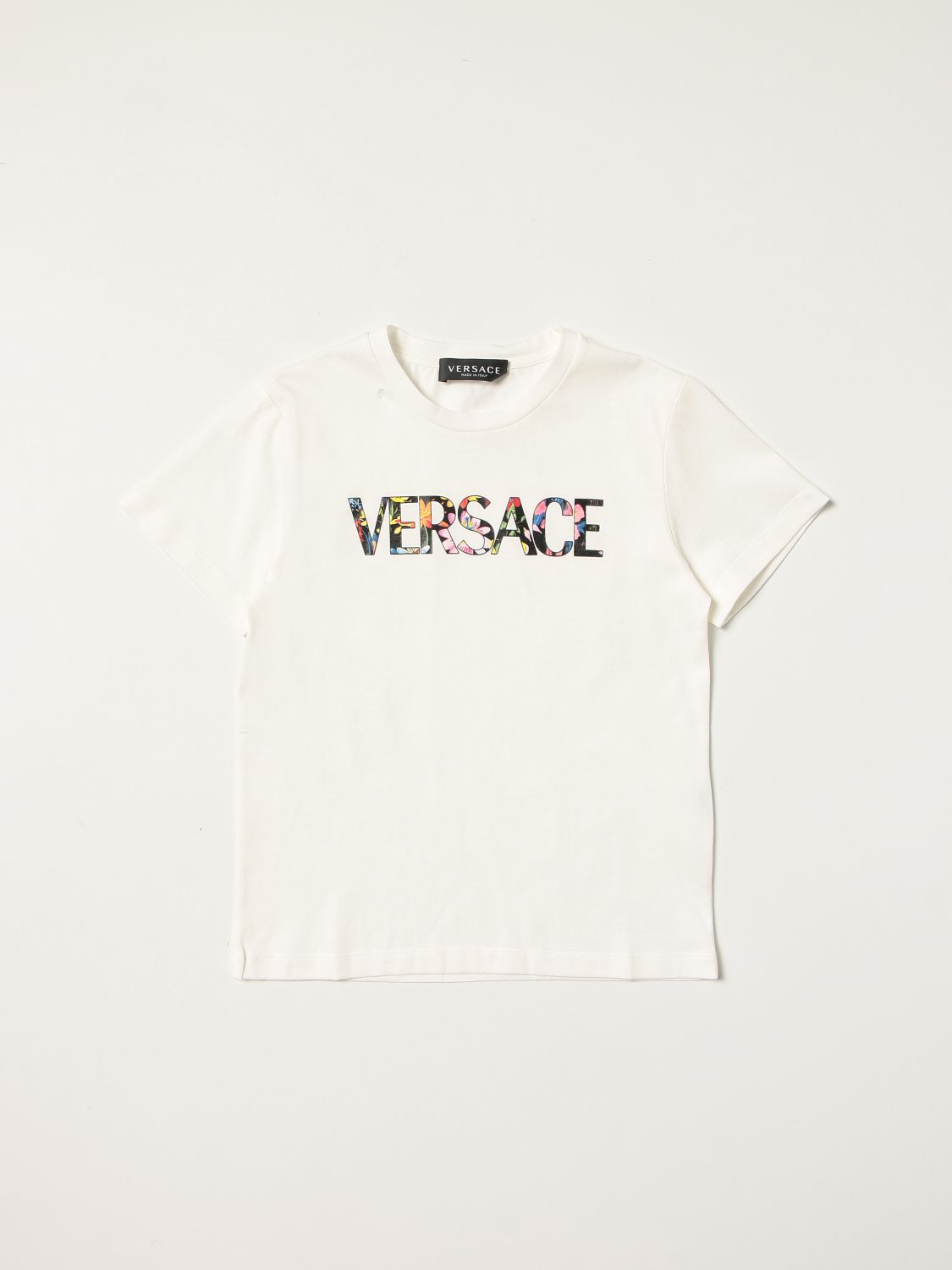 티셔츠 영 베르사체: 티셔츠 Young Versace 여아 화이트 1