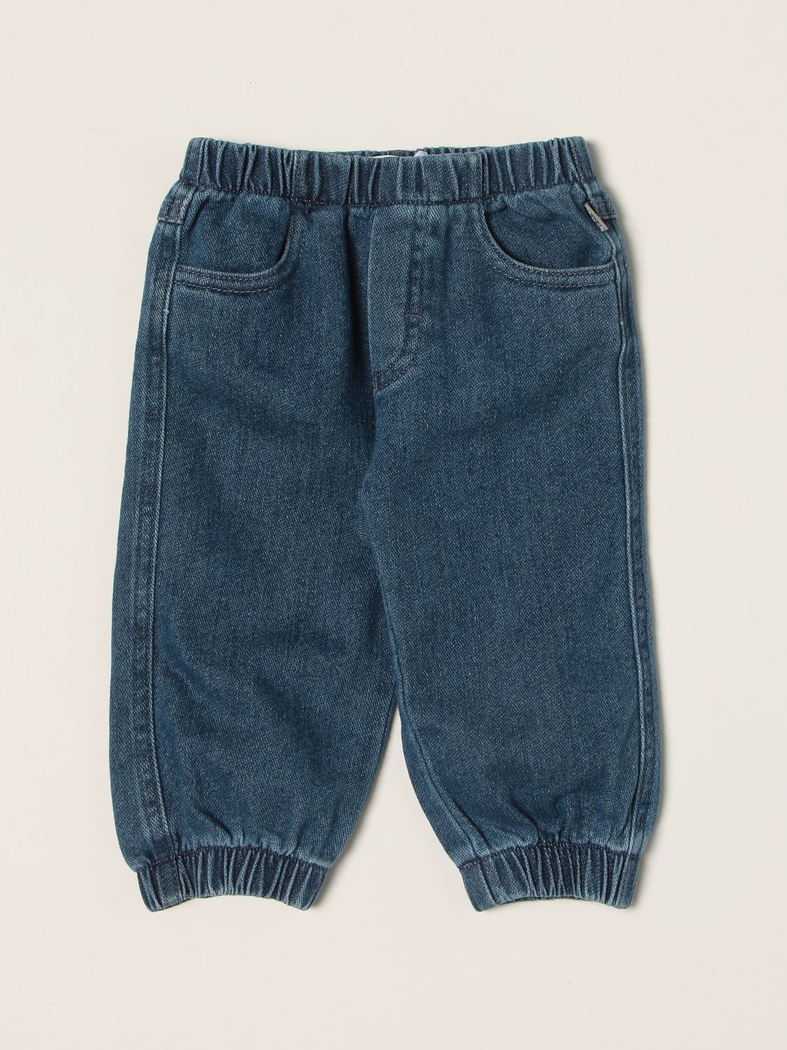 Jeans Il Gufo: Jeans Il Gufo in cotone stretch celeste 1