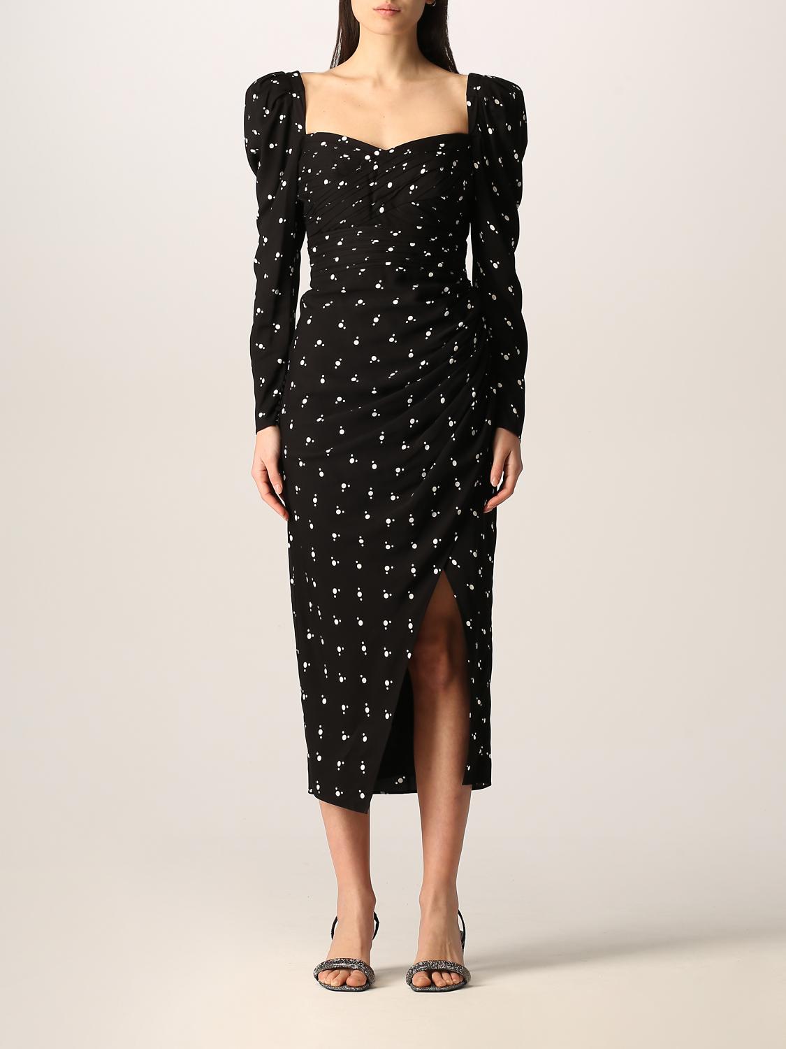 self-portrait-polka-dot-midi-dress-black-self-portrait-dress