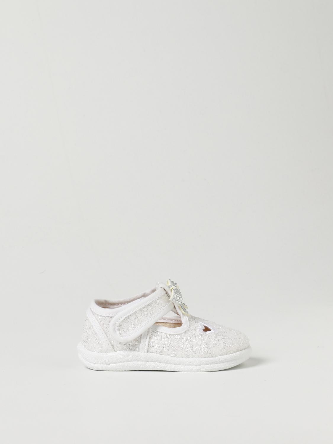 cream glitter shoes