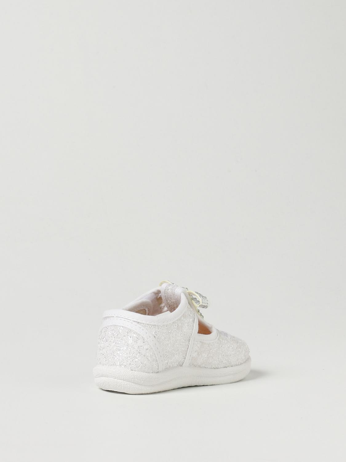 cream glitter shoes