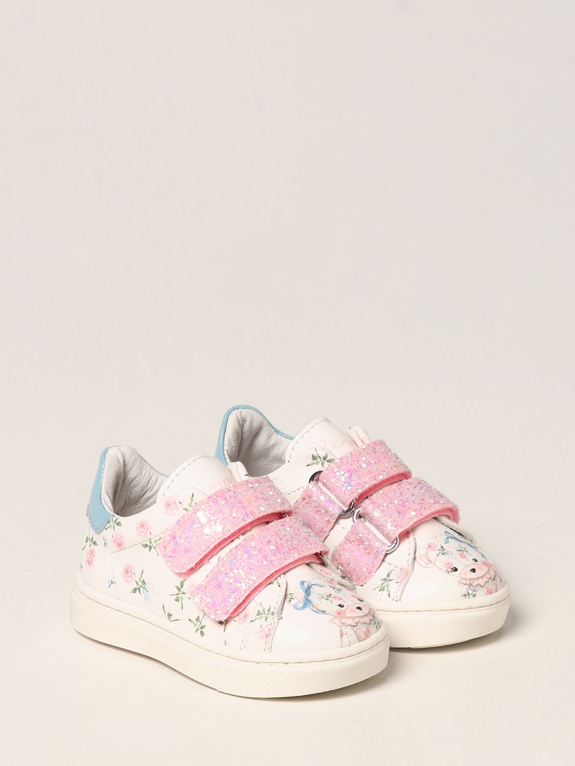 Giglio.com Bambina Scarpe Sneakers Sneakers con glitter Sneakers con linguette glitter 