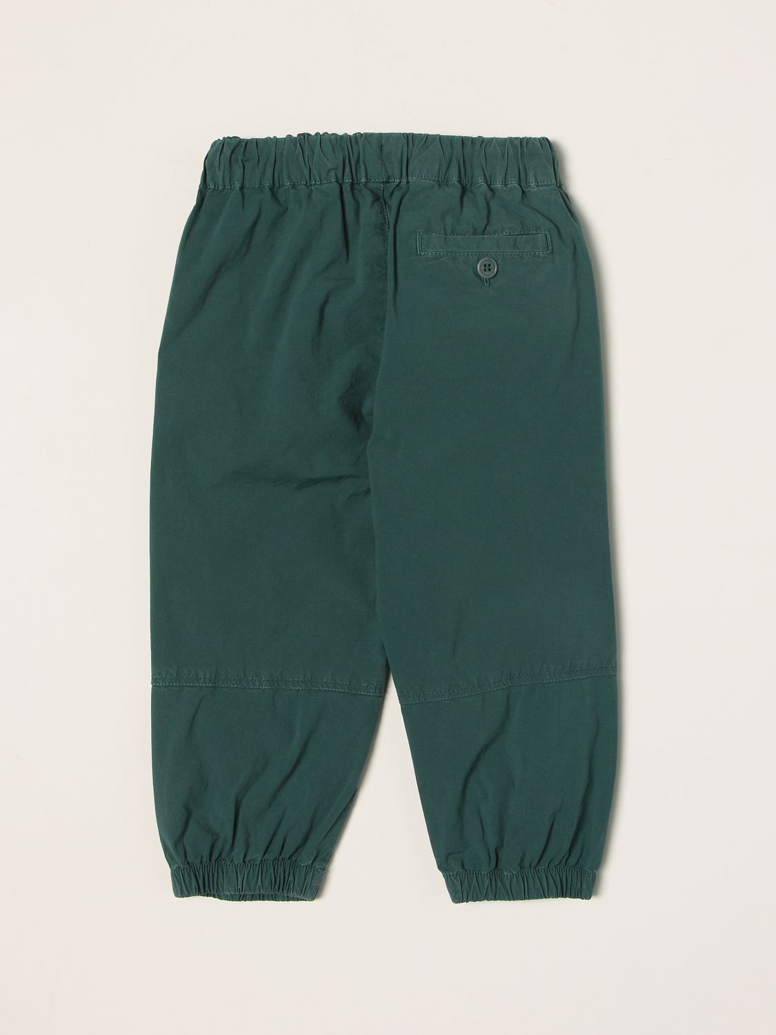 Pants Il Gufo: Il Gufo jogging pants in cotton turquoise 2