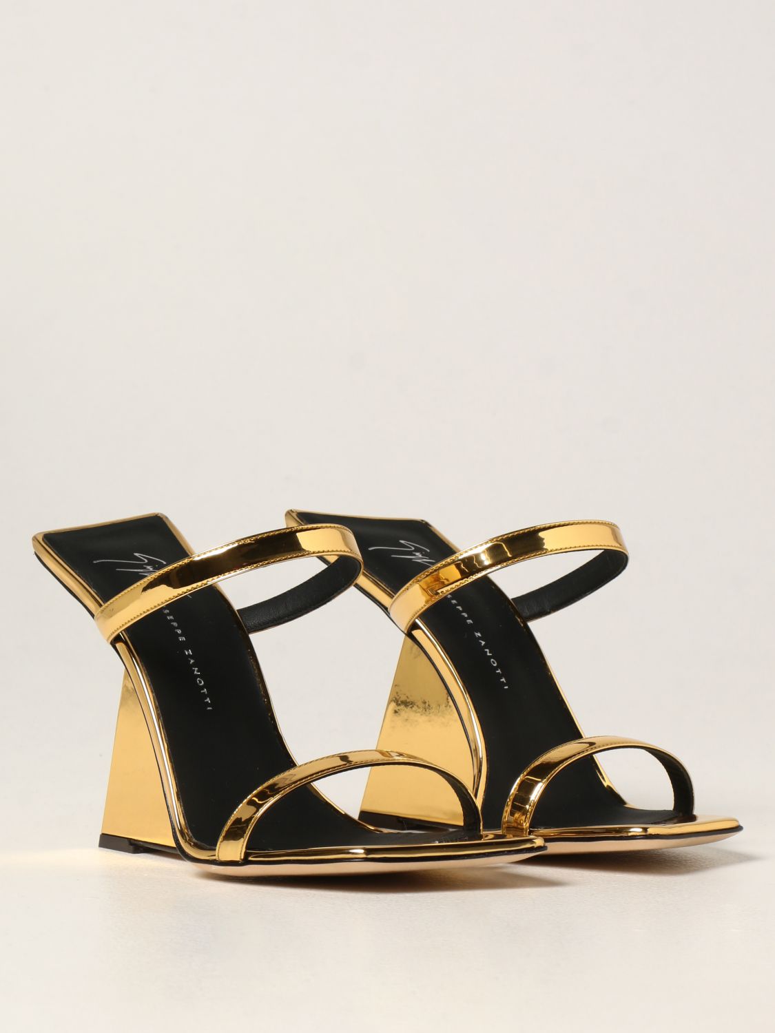 Sandalias de tacón Giuseppe Zanotti: Zapatos de tacón mujer Giuseppe Zanotti oro 2