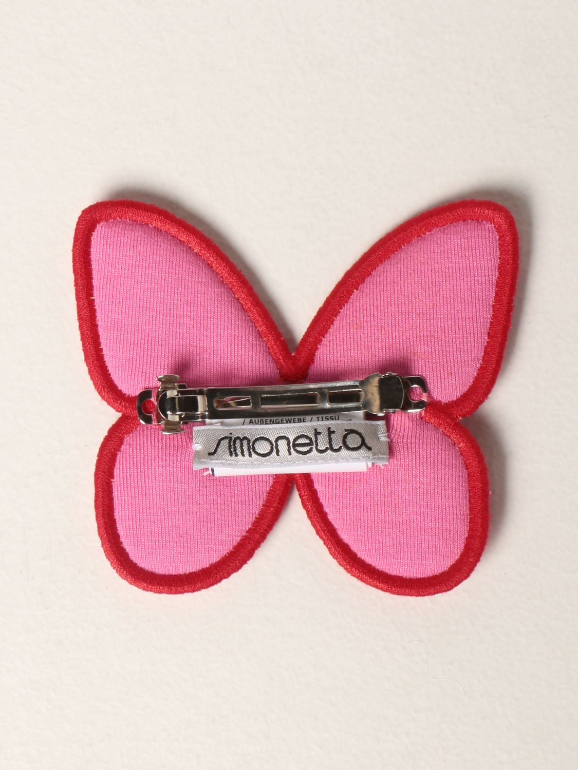 Fermacapelli Simonetta: Fermacapelli Simonetta con farfalle rosa 2